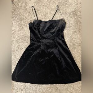 NWT Zara Straight neckline dress with beaded thin straps